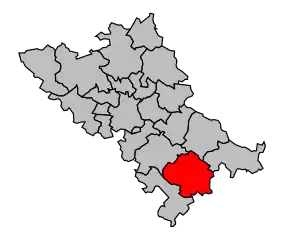 Cantonul Villefranche-de-Lauragais în cadrul arondismentului