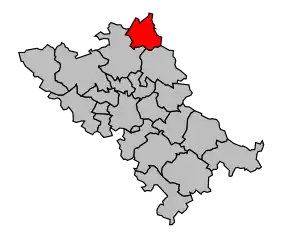 Cantonul Villemur-sur-Tarn în cadrul arondismentului