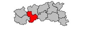 Cantonul Eauze în cadrul arondismentului