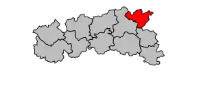 Cantonul Miradoux în cadrul arondismentului