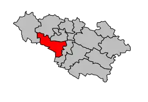 Cantonul Auch-Sud-Ouest în cadrul arondismentului