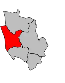 Cantonul Blaye în cadrul arondismentului