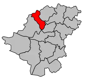 Cantonul Cadillac în cadrul arondismentului