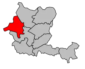 Cantonul Fronsac în cadrul arondismentului