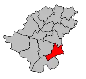 Cantonul Grignols în cadrul arondismentului