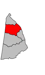 Cantonul Lesparre-Médoc în cadrul arondismentului