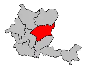 Cantonul Lussac în cadrul arondismentului