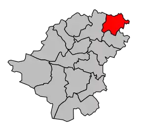 Cantonul Pellegrue în cadrul arondismentului