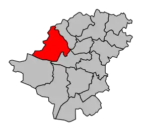 Cantonul Podensac în cadrul arondismentului