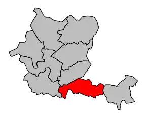 Cantonul Pujols în cadrul arondismentului