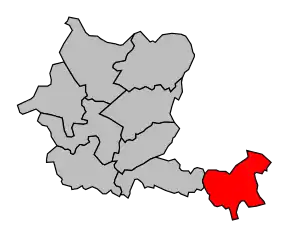 Cantonul Sainte-Foy-la-Grande în cadrul arondismentului