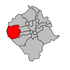 Cantonul Mérignac-2 în cadrul arondismentului