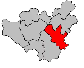 Cantonul Aniane în cadrul arondismentului