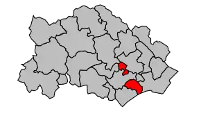 Cantonul Béziers-2 în cadrul arondismentului