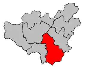 Cantonul Gignac în cadrul arondismentului