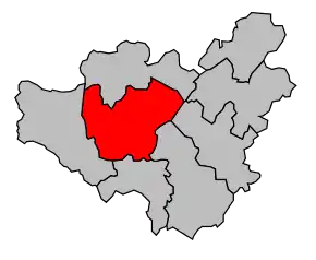 Cantonul Lodève în cadrul arondismentului