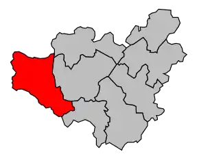 Cantonul Lunas în cadrul arondismentului