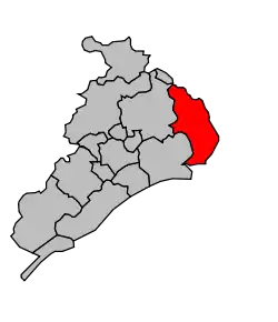 Cantonul Lunel în cadrul arondismentului