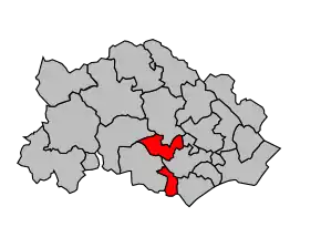 Cantonul Béziers-3 în cadrul arondismentului