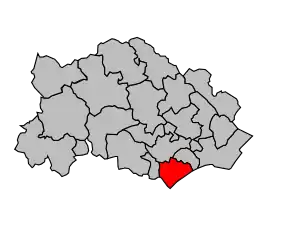 Cantonul Béziers-4 în cadrul arondismentului