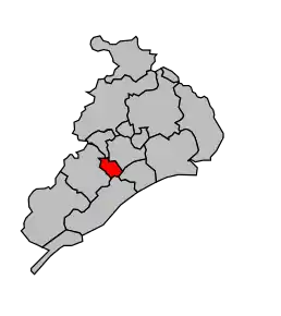 Cantonul Montpellier-8 în cadrul arondismentului