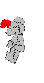 Cantonul Antrain în cadrul arondismentului