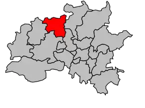 Cantonul Bécherel în cadrul arondismentului