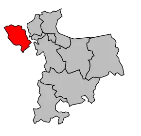 Cantonul Dinard în cadrul arondismentului