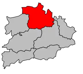 Cantonul Guichen în cadrul arondismentului