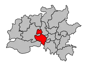 Cantonul Mordelles în cadrul arondismentului