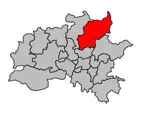 Cantonul Saint-Aubin-d'Aubigné în cadrul arondismentului