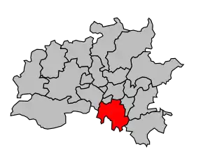 Cantonul Bruz în cadrul arondismentului