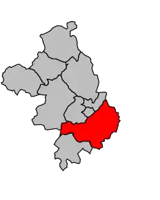 Cantonul Ardentes în cadrul arondismentului