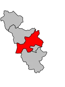 Cantonul Issoudun-Nord în cadrul arondismentului