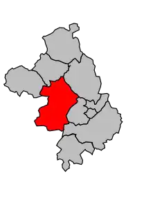 Cantonul Buzançais în cadrul arondismentului