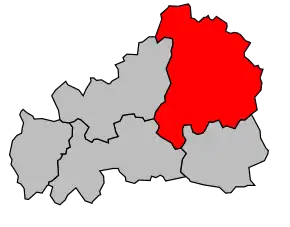 Cantonul La Châtre în cadrul arondismentului