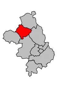 Cantonul Écueillé în cadrul arondismentului