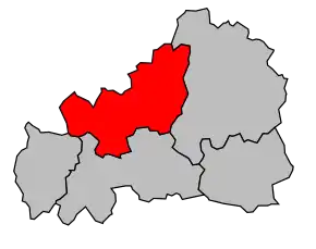 Cantonul Neuvy-Saint-Sépulchre în cadrul arondismentului