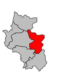 Cantonul Saint-Gaultier în cadrul arondismentului