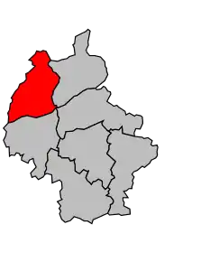 Cantonul Bourgueil în cadrul arondismentului