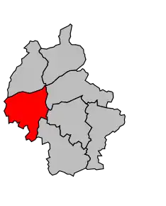 Cantonul Chinon în cadrul arondismentului