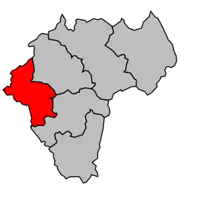 Cantonul Descartes în cadrul arondismentului