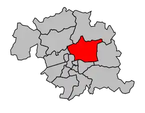 Cantonul Vouvray în cadrul arondismentului