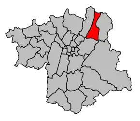 Cantonul Goncelin în cadrul arondismentului