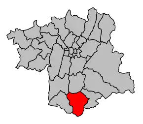 Cantonul Mens în cadrul arondismentului