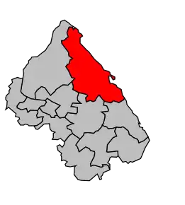 Cantonul Morestel în cadrul arondismentului