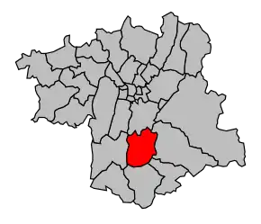 Cantonul La Mure în cadrul arondismentului