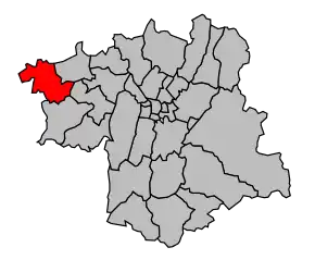 Cantonul Roybon în cadrul arondismentului