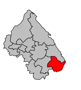 Cantonul Saint-Geoire-en-Valdaine în cadrul arondismentului