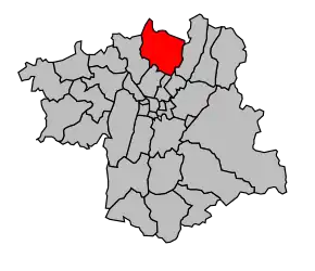 Cantonul Saint-Laurent-du-Pont în cadrul arondismentului